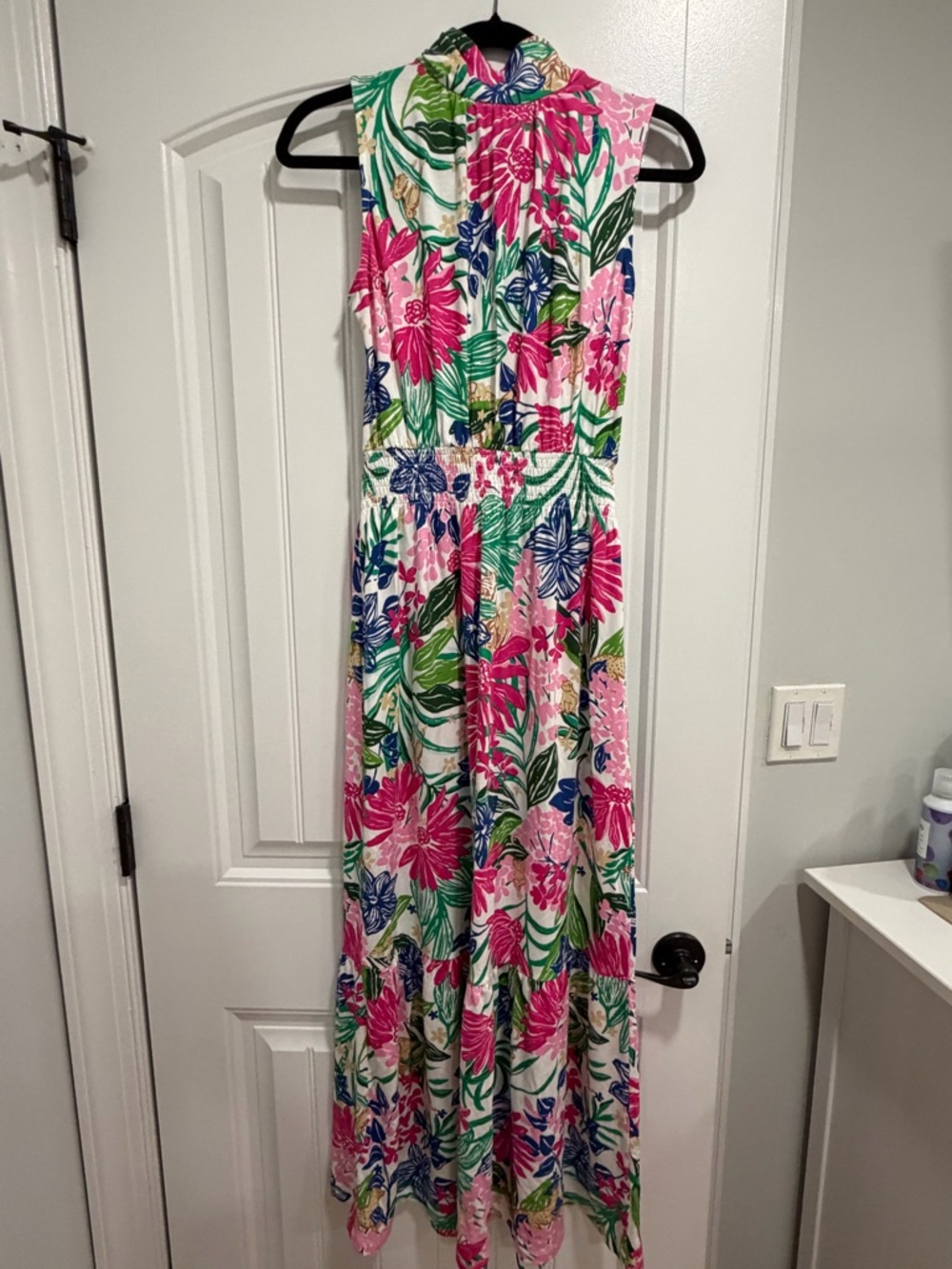 Lilly Pulitzer Multicolor Tropical Print Maxi Dress